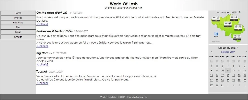 img > WorldofJosh.be en 2007